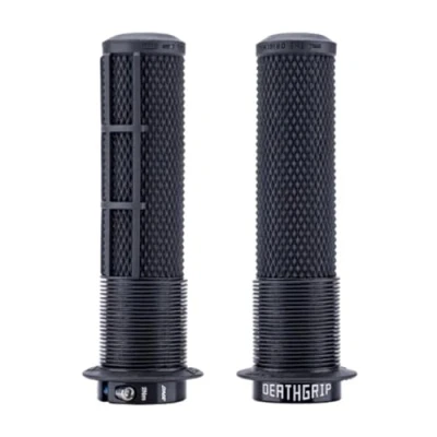Image of DMR Deathgrip 2 Flanged Handlebar Grips (Black, Thin)