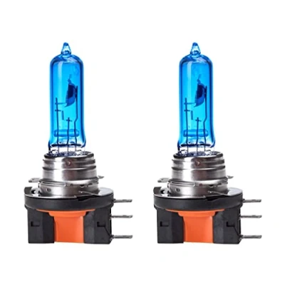 Image of H15 15/55w Super White Xenon Look/Effect Upgrade DRL/Main Beam Head Light Bulbs 12V