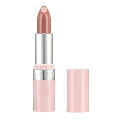 Image of Avon Hydramatic Shine Lipstick 3.6g Hydrating Intense Colour SPF 20 Plumper and Smoother Looking Lips Cruelty Free Hydra Peach