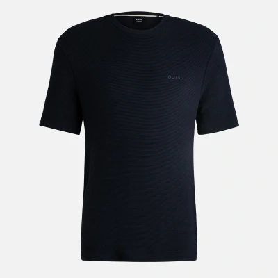 Image of BOSS Bodywear Ribbed Woven Lounge T Shirt XL