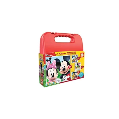 Image of KD Toys Educa Borras 16505 &quot;Case Progressive Mickey Mouse Club House Puzzle
