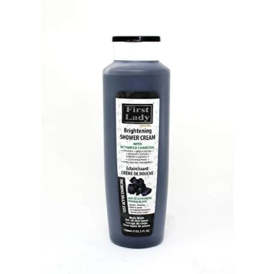 Image of First Lady Skin Brightening Charcoal Hygienic Shower Cream 750ml Safe &amp; Clean