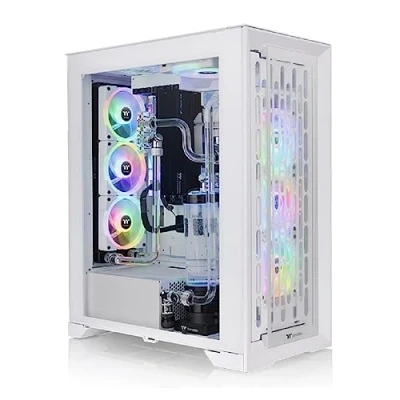 Image of Thermaltake CTE T500 TG ARGB E ATX Full Tower with Centralized Thermal Efficiency Design; 3x140mm CT140 Fans Pre Installed; Tempered Glass Front &amp; Side Panel;White