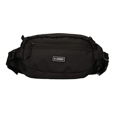Image of Converse Transition Sling Unisex Bum bag, Size: One Size, Black