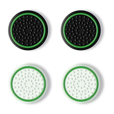 Image of Trust Gaming GXT 267 4 pack Xbox Thumb Grips, Glow in the Dark Series X/S Controller Accessories, Better Grip on Sticks Wireless Black/White