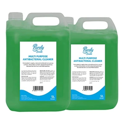 Image of Blake &amp; White PS2106 Purely Smile Multi Surface Cleaner Antibacterial 5 Litre x 2, Green