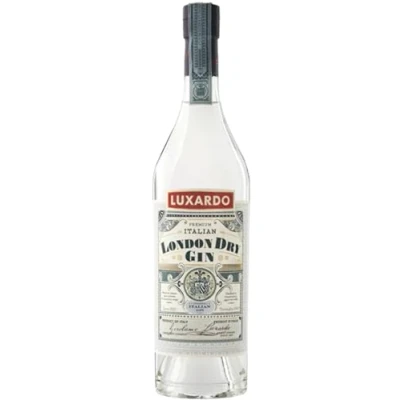 Image of Luxardo London Dry Gin 70cl, 43% ABV &quot;London Dry&quot; Style Produced in Italy Fantastic mixers, tonic &amp; Cocktails