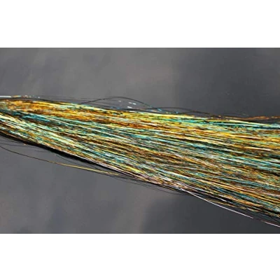 Image of Tigofly 6 packs/lot mixed colors 0.3mm Flashabou Tinsel Flash Flat Mylar Crystal Trout Tube Fly Fishing Tying Materials (Color 3)