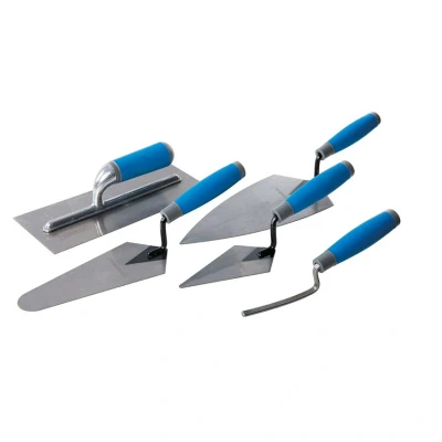 Image of Silverline Soft Grip Trade Trowel Set 5pce