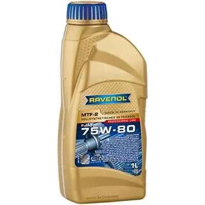 Image of Ravenol MTF 2 SAE 75 W/80 API GL4/GL5 Vollsynthetisches Gearbox Oil, 1 Litre