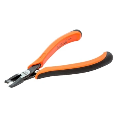 Image of Bahco 4239 Oblique Cutter with 45 Degree Cutting Angle, Black/Orange,
