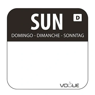 Image of Vogue U783 Dissolvable Food Rotation Label (Pack of 1000)