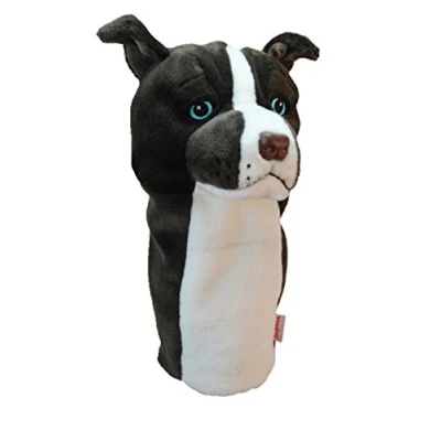 Image of Daphne&#039;s Pit Bull Terrier Novelty Golf Driver Headcover Brown