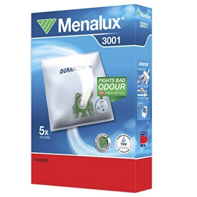 Image of Menalux 3001 Pack of 5 Dustbags, 1 Motor Filter and Micro
