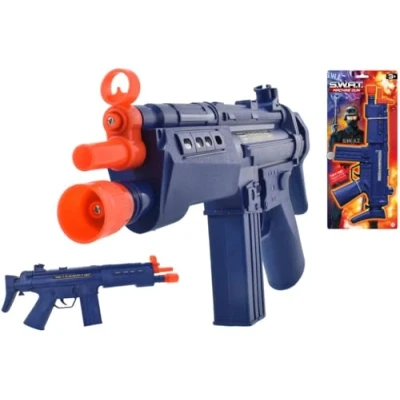 Image of S.W.A.T Toy Machine Gun Assault Rifle With Light And Sound Kids Toys
