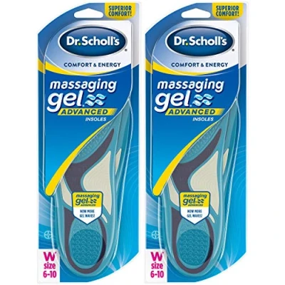 Image of Dr Scholl&#039;s Massaging Gel Advanced Insoles, 2 Pairs (Women&#039;s 6 10), Count