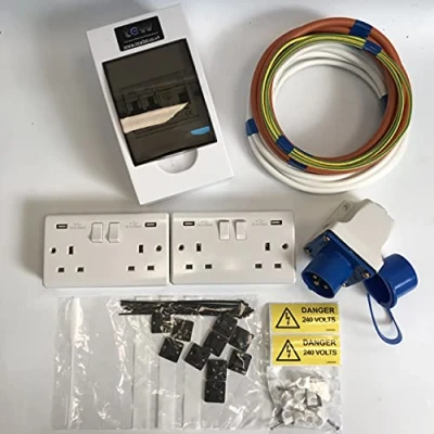 Image of TEW 240V Mains Electric Hook Up Installation Kit Campervan Motorhome Conversion 3
