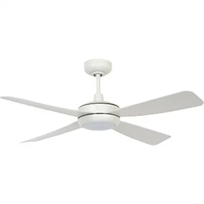 Image of Beacon Lighting ceiling fan with light Slipstream, white, quiet