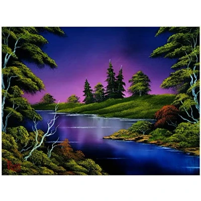 Image of Bob Ross Blue River Nature Puzzle 1000 Piece Jigsaw
