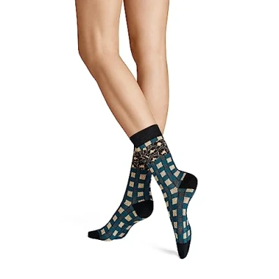 Image of Hudson Women&#039;s Patch Fashion Knit Socks, Navy, 35 38