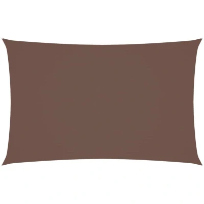 Image of vidaXL Sunshade Sail Oxford Fabric Rectangular 5x8 m Brown