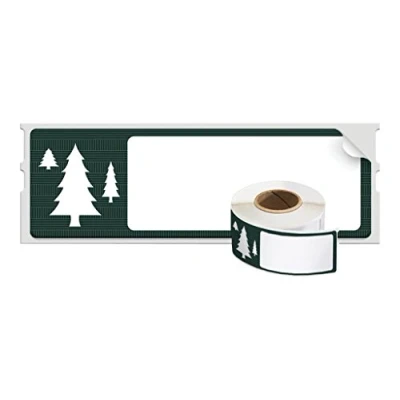 Image of DYMO 72.59 cm x 8.89 LabelWriter Holiday Address Labels, Limited Edition, Tree