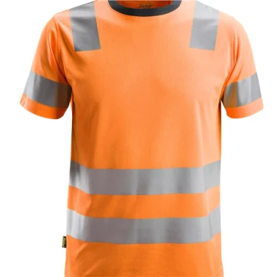 Image of Snickers High Vis T Shirt Class 2 Orange XL