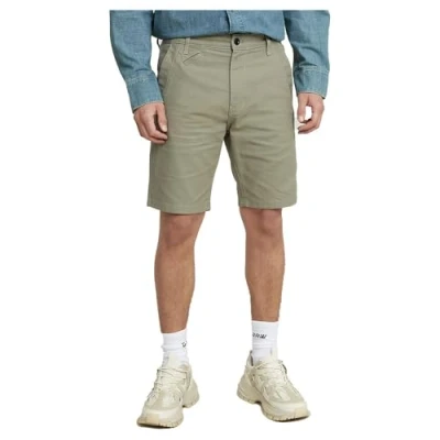 Image of G STAR RAW Men&#039;s Sport Trainer Shorts, Green (smoke olive D21039 D384 B212), 38