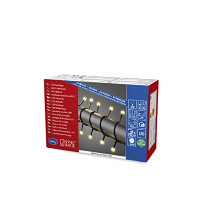 Image of Konstsmide LED Berry Christmas Outdoor or Indoor (IP44) Fairy String Lights, 4 W, Amber