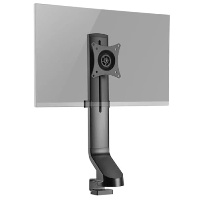 Image of RICOO Monitor Mount TS2011 Mounting for flat screens with 17 27 inch max VESA Norm 100x100 bracket arm desk top or Workstation surface PC screen stand in Black