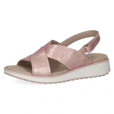 Image of CAPRICE Women&#039; 9 28703 42 Flat Sandal, Past Pink Napl, 7.5 UK