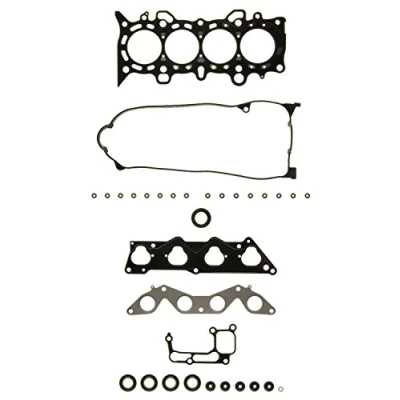 Image of 06110PSHE00 Gasket Set, cylinder head AJUSA 52189700 with gasket, valve stem seals MULTILAYER STEEL HONDA: CIVIC 7 Hatchback
