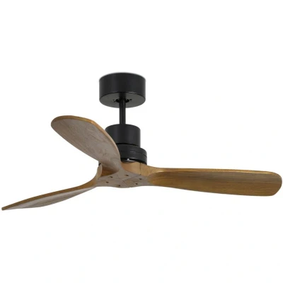 Image of Mini Lantau Small Matt Black Ceiling Fan With DC Motor, 6 Speed