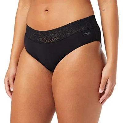 Image of Sloggi Women&#039;s Period Pants Hipster Light Briefs, Black, XXS