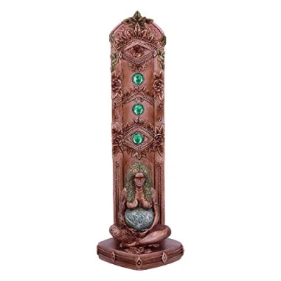 Image of Nemesis Now Ethereal Mother Earth Gaia Art Statue Incense Burner,Green,24cm
