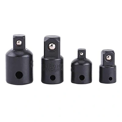 Image of Socket Reducer Set, 4pcs Sockets Screwdriver Converter Set 1/2&quot;, 3/8&quot;, 1/4&quot; Wrench Adapters Male to Female 1/2&quot;(M) 3/8&quot;(F), 3/8&quot;(M) 1/4&quot;(F) for Use with Drivers and Wrenches