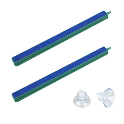 Image of 12inch 30cm Air Stone Bar Bubble Diffuser 2Pcs Oxygen Tube Hook 2 Packs Fish Tank Release Micro Bubbler Strip Airstones Pumps Tanks Aquariums &amp; Hydroponics