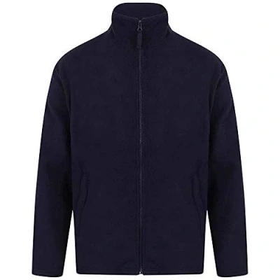 Image of Henbury Mens Microfleece Anti Pill Jacket (XL) (Navy)