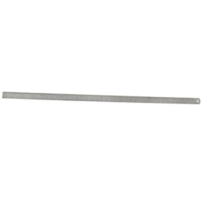 Image of Large Stainless Steel Ruler 1m / 40inch Metric/Imperial Conversion Table TE597