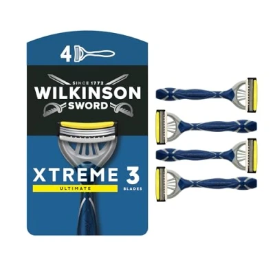 Image of WILKINSON SWORD Xtreme 3 For Men Ultimate Comfort 4 x Disposable Razors