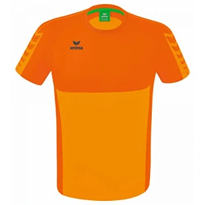Image of Erima Men&#039;s Six Wings Functional T Shirt, New Orange, L