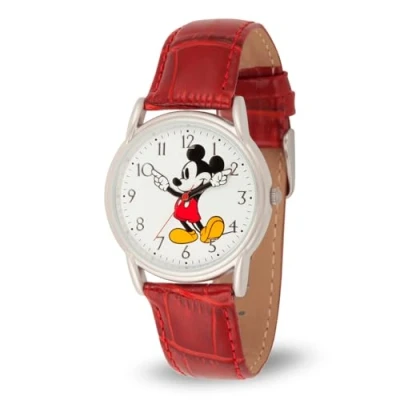 Image of Disney Unisex Adults Analog Quartz Watch with Faux Leather Strap WDS000402