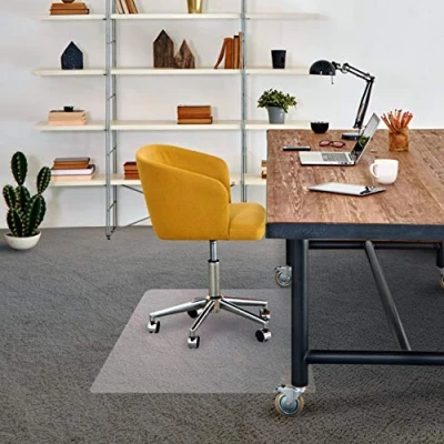 Image of Floortex® Advantagemat® Vinyl Rectangular Chair Mat for Carpets up to 6mm 116 x 150cm