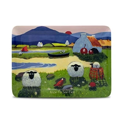 Image of Nice to See Ewe Melamine Tray by Thomas Joseph Sheep Gift