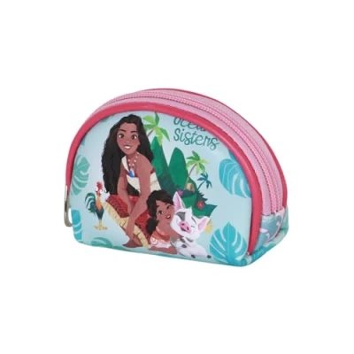 Image of Disney Moana Family Casual Oval Coin Purse, Blue, 12 x 9 cm