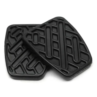 Image of ROBUST 2 Pcs Brake &amp; Clutch Pedal Pad Rubbers for Nissan Qashqai 46531JD00A 2007 2016