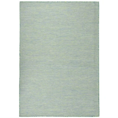 Image of vidaXL Outdoor Flatweave Rug 160x230 cm Turquoise