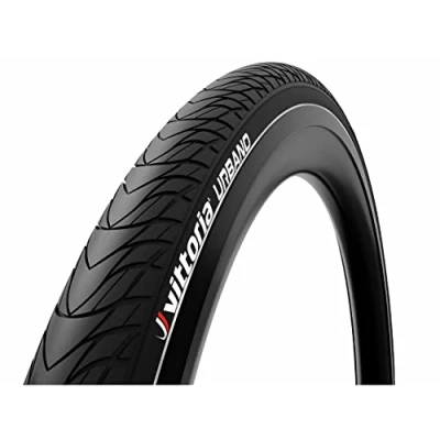 Image of Vittoria Urbano 700x45c Rigid Full Black Refl