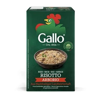 Image of Riso Gallo Vegan Arborio Sustainable Rice, 1 kg (Pack of 12)