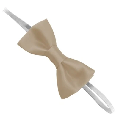 Image of Great British Tie Club Children&#039;s Satin Elastic Bow Ties (Gold)